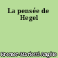 La pensée de Hegel
