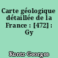 Carte géologique détaillée de la France : [472] : Gy