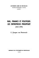 Rail, finance et politique : les entreprises Philippart : 1865-1890