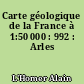 Carte géologique de la France à 1:50 000 : 992 : Arles