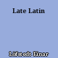Late Latin