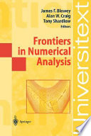 Frontiers in numerical analysis : Durham 2002