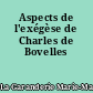 Aspects de l'exégèse de Charles de Bovelles