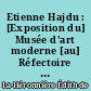 Etienne Hajdu : [Exposition du] Musée d'art moderne [au] Réfectoire des Jacobins, Toulouse