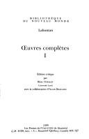 Oeuvres complètes : 1