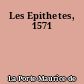 Les Epithetes, 1571