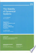 The stability of dynamical systems : Limiting equations and stability of nonautonomous ordinary differential equations