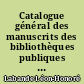 Catalogue général des manuscrits des bibliothèques publiques de France : Départements : Tome XXVIII : Avignon : Tome II