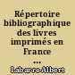 Répertoire bibliographique des livres imprimés en France au XVIIe siècle : 17 : Lille