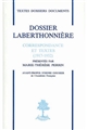 Dossier Laberthonnière : correspondance et textes (1917- 1932)