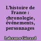 L'histoire de France : chronologie, événements, personnages