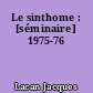 Le sinthome : [séminaire] 1975-76