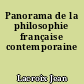 Panorama de la philosophie française contemporaine