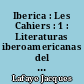 Iberica : Les Cahiers : 1 : Literaturas iberoamericanas del siglo XX