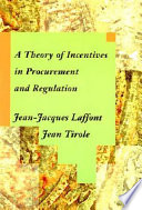 A theory of incentives in procurement and regulation