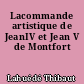 Lacommande artistique de JeanIV et Jean V de Montfort
