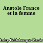 Anatole France et la femme