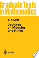 Lectures on modules and rings