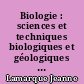 Biologie : sciences et techniques biologiques et géologiques : 6e