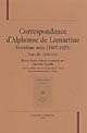 Correspondance d'Alphonse de Lamartine : Deuxième série : 1807-1829 : Tome III : 1820-1823