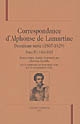 Correspondance d'Alphonse de Lamartine : Deuxième série : 1807-1829 : Tome IV : 1824-1827