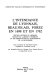 L'Intendance de Lyonnais, Beaujolais, Forez en 1698 et en 1762 : édition critique du mémoire rédigé par Lambert d'Herbigny et des observations et compléments de La Michodière