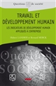 Travail et développement humain : Les indicateurs de développement humain appliqués à l entreprise
