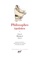 Philosophes taoïstes : I