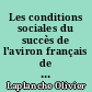 Les conditions sociales du succès de l'aviron français de 1991 à 2001