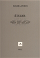 Études : Blanchot, Celan, Char, Derrida, Des Forêts, Fredrikson, Giacometti ...