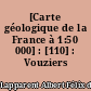 [Carte géologique de la France à 1:50 000] : [110] : Vouziers