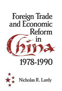 Foreign Trade and economic Reform in China : 1978-1990