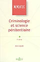 Criminologie et science pénitentiaire