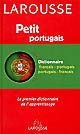 Petit dictionnaire français-portugais, portugais-français