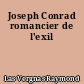 Joseph Conrad romancier de l'exil