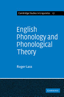 English phonology and phonological theory : synchronic and diachronic studies