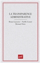 La Transparence administrative