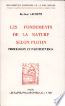 Les fondements de la nature dans la pensée de Plotin : procession et participation