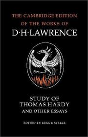 Study of Thomas Hardy and other essays