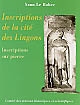 Inscriptions de la cité des Lingons : inscriptions sur pierre, inscriptiones latinae, Galliae Belgicae : 1 : Lingones
