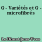 G - Variétés et G - microfibrés