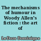 The mechanisms of humour in Woody Allen's fiction : the art of pastiche