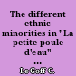 The different ethnic minorities in "La petite poule d'eau" by Gabrielle Roy