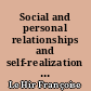 Social and personal relationships and self-realization in Wesker's trilogy