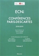 ECNi : Conférences Paris-Descartes 2018-2019 : Volume 2