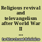 Religious revival and televangelism after World War II in the United States : for what does American religion stand ?