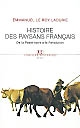 Histoire des paysans français, de la Peste noire à la Révolution