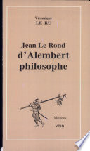 D'Alembert philosophe