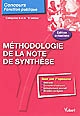 Méthodologie de la note de synthèse : catégories B et A