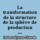 La transformation de la structure de la sphère de production alimentaire consécutive au processus de développement du capitalisme français